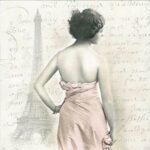 Decoupage Paper Napkins - Paris Lady