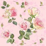 Decoupage Paper Napkins - Floral 18 (4 Sheets)