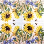 Decoupage Paper Napkins - Sunflower & Wheat