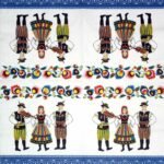 Decoupage Paper Napkins - Folk Celebration