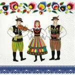 Decoupage Paper Napkins - Folk Celebration
