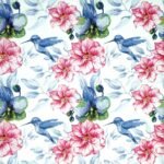 Decoupage Paper Napkins - Blue Humming Bird