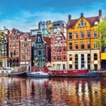 Decoupage Paper Napkins - Canal Houses