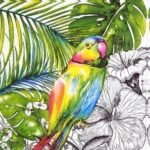 Decoupage Paper Napkins - Jungle Parrot
