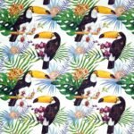 Decoupage Paper Napkins - Toucans with Jungle Plants