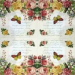 Decoupage Paper Napkins - Portrait of Butterfly