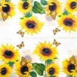 Decoupage Paper Napkins - Floral 22 (4 Sheets)