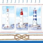Decoupage Paper Napkins - Lighthouses