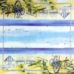 Decoupage Paper Napkins - Beach Bicycle