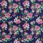 Decoupage Paper Napkins - Flower Meadow Pattern Dark Blue