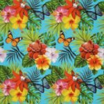 Decoupage Paper Napkins - Jungle Fever Teal Blue