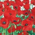Decoupage Paper Napkins - Red Poppies