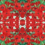 Decoupage Paper Napkins - Red Poppies