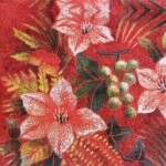 Decoupage Paper Napkins - Fiore Rosso