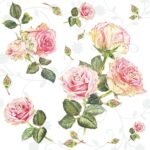 Decoupage Paper Napkins - Floral 26 - Roses (4 Sheets)