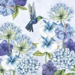 Decoupage Paper Napkins - Hummingbird