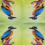 Decoupage Paper Napkins - Kingfisher