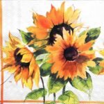 Decoupage Paper Napkins - Girasoli