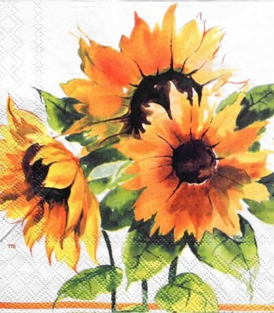 Decoupage Paper Napkins - Girasoli