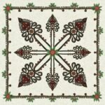 Decoupage Paper Napkins - Parzenica Pattern