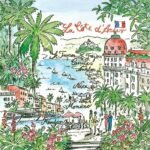 Decoupage Paper Napkins - Cote D Azur