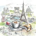 Decoupage Paper Napkins - French Breakfast