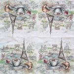 Decoupage Paper Napkins - French Breakfast