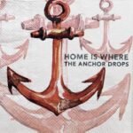 Decoupage Paper Napkins - Rusty Anchor
