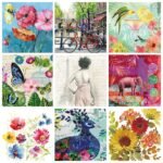 Decoupage Paper Napkins - Mixed Print (9 Sheets)