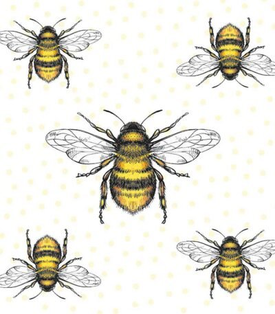 Decoupage Paper Napkins - Flying Bees