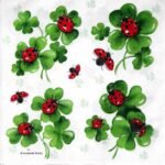 Decoupage Paper Napkins - Ladybug Lots Of Luck