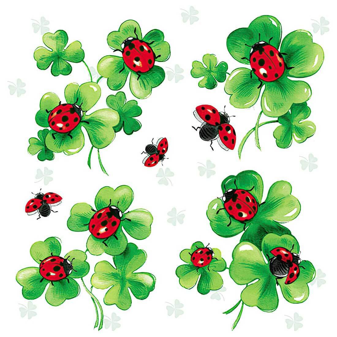 Decoupage Paper Napkins - Ladybug Lots Of Luck - The Tissue Store Decoupage Paper Napkins - Ladybug Lots Of Luck