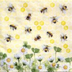 Decoupage Paper Napkins - Bees Joy