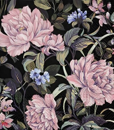 Decoupage Paper Napkins - Flowers Mystery