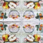 Decoupage Paper Napkins - Apple Basket