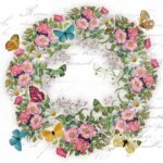 Decoupage Paper Napkins - Mixed Florals 1 (9 Sheets)