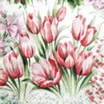 Decoupage Paper Napkins - Floral 30 - Mixed Flowers (4 Sheets)