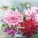 Decoupage Paper Napkins - Floral 30 - Mixed Flowers (4 Sheets)