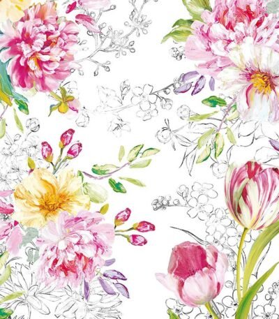 Decoupage Paper Napkins - Queens Garden