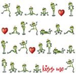 Decoupage Paper Napkins - Kiss Me Frog