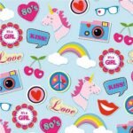 Decoupage Paper Napkins - Patches & Pins Blue