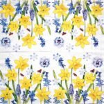 Decoupage Paper Napkins - Narcissus Love