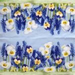 Decoupage Paper Napkins - Blue Spring Story