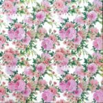 Decoupage Paper Napkins - Rose Twigs with Leaves and Flowers