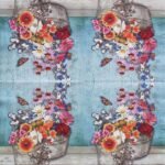 Decoupage Paper Napkins - Flowers At Home