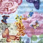 Decoupage Paper Napkins - Musical Garden