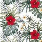 Decoupage Paper Napkins - Hibiscus