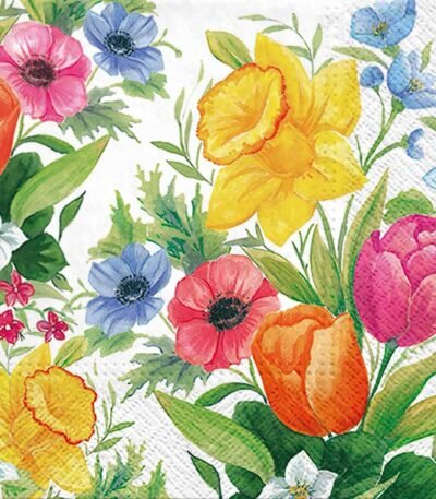 Decoupage Paper Napkins - Spring Meadow