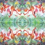 Decoupage Paper Napkins - Flamingos