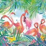 Decoupage Paper Napkins - Flamingos